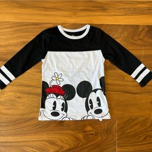 Disney girls 3/4 sleeve t shirt